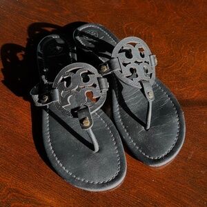 Black Tory Burch Miller Sandals 9.5